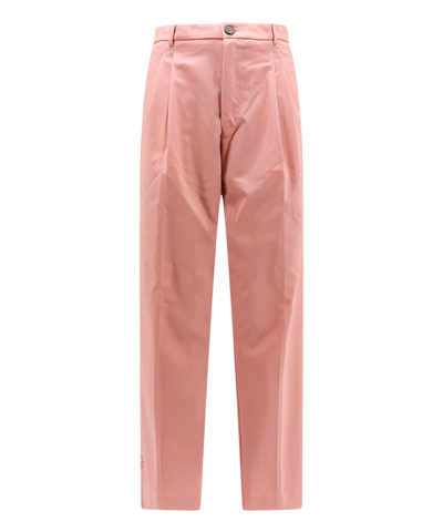 Shop Amaranto Trousers In Pink