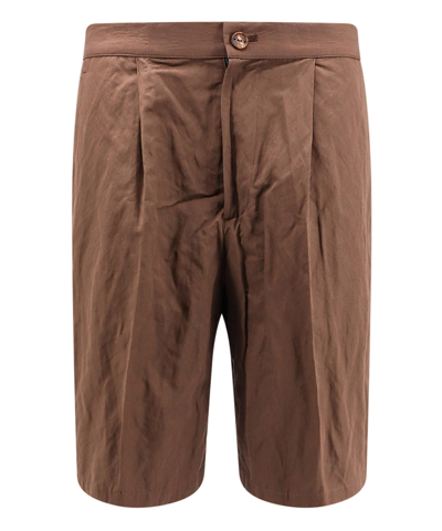 Shop Hevo Torrelapillo Shorts In Brown