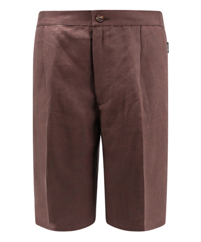 Shop Hevo Torrelapillo Shorts In Brown