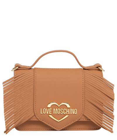 Shop Love Moschino Mini Bag In Brown