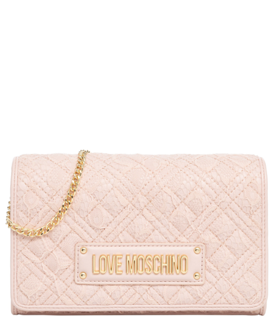 Shop Love Moschino Smart Daily Crossbody Bag In Pink