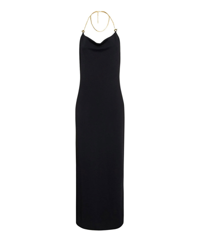 Shop Bottega Veneta Long Dress In Black