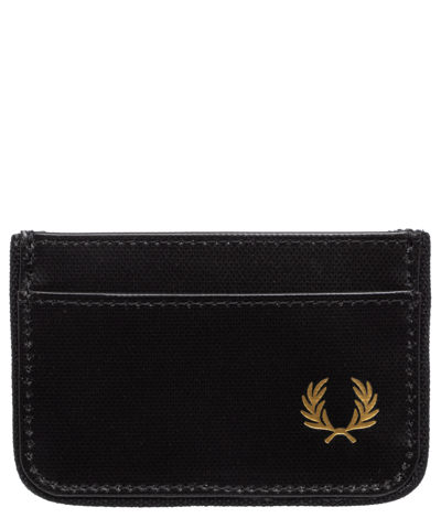 Shop Fred Perry Credit Card Holder In Black