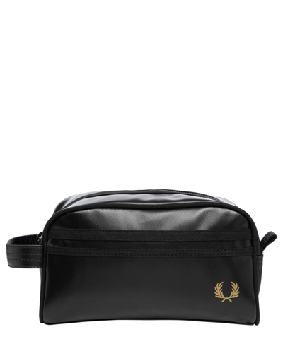 Shop Fred Perry Toiletry Bag In Black
