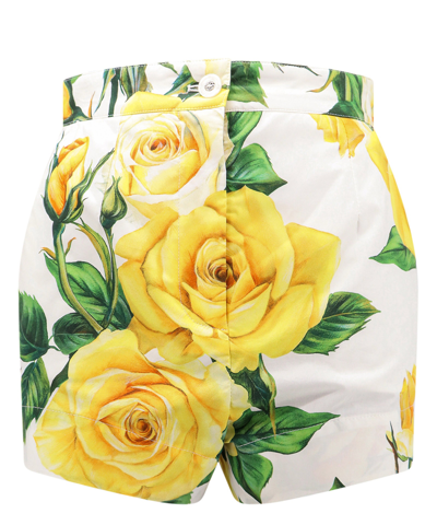 Shop Dolce & Gabbana Shorts In Yellow