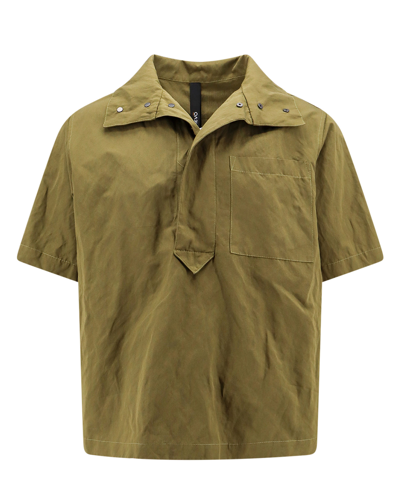 Shop Hevo Alimini Short Sleeve Shirt In Green