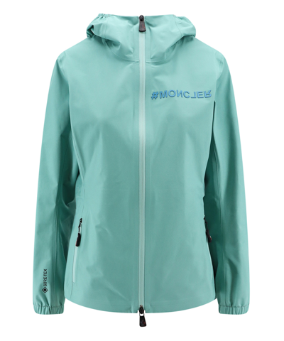 Moncler Valles Hooded Gore-tex Paclite® Jacket In Green