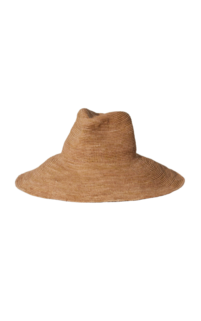 Shop Janessa Leone Waverly Raffia Hat In Neutral