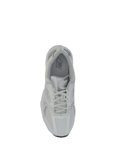 Shop New Balance Lifestyle Sneakers In White/silver