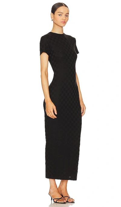 Shop Amanda Uprichard Rosaria Dress In 黑色
