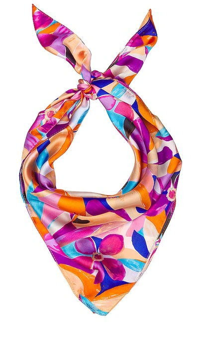 Shop Petit Moments Printed Equestrian Headscarf In 碎花