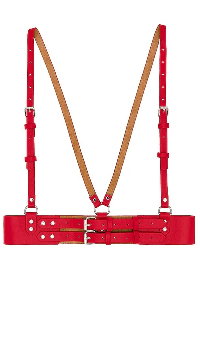 Shop Petit Moments Valentine Harness In 红色
