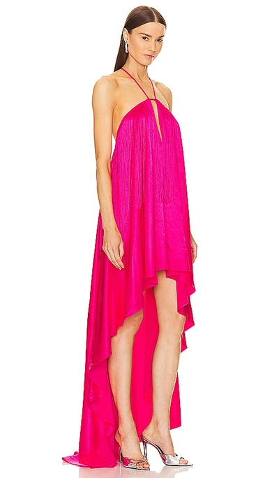 Michael Costello X Revolve Generosity Dress In 艳粉色