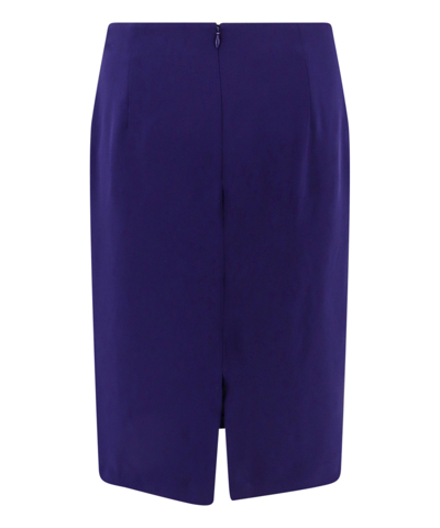 Shop Dries Van Noten Salby Midi Skirt In Violet