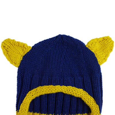 Marni Navy Ear Balaclava In Navy Blue