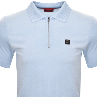 Shop Hugo Sayfong 3 Polo T Shirt Blue