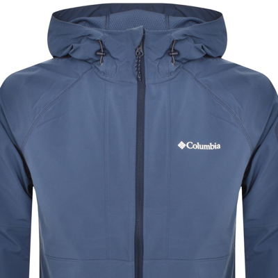 Shop Columbia Tall Heights Hooded Jacket Blue