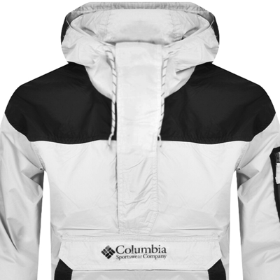 Shop Columbia Challenger Pullover Jacket White
