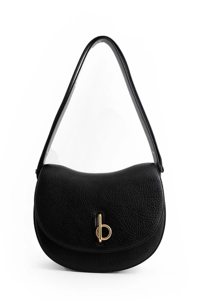 Burberry Small Rocking Horse Embossed Shoulder Bag In Black