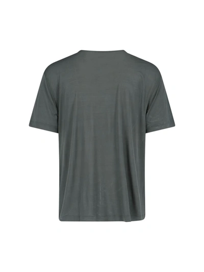 Shop Lemaire T-shirts And Polos In Green