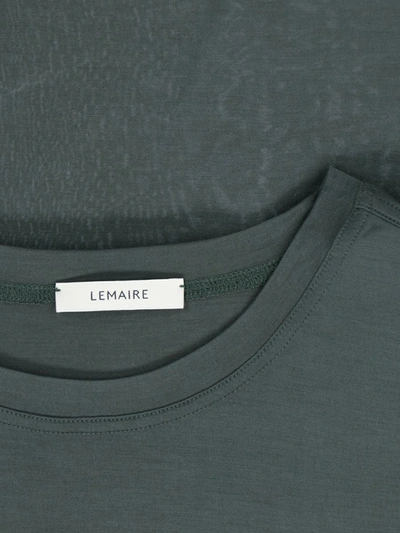 Shop Lemaire T-shirts And Polos In Green