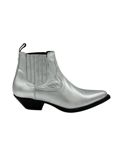 Shop Sonora Texan Shoe In Silver