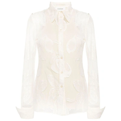 Shop Sportmax Shirts In Neutrals