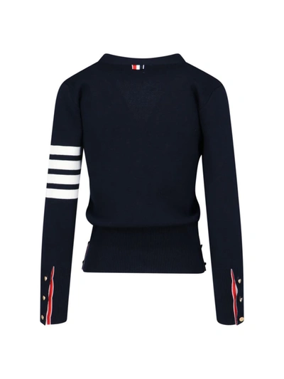 Shop Thom Browne Sweaters In Blue