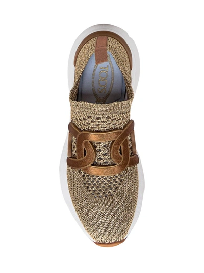 Shop Tod's Kate Sneaker In Gold