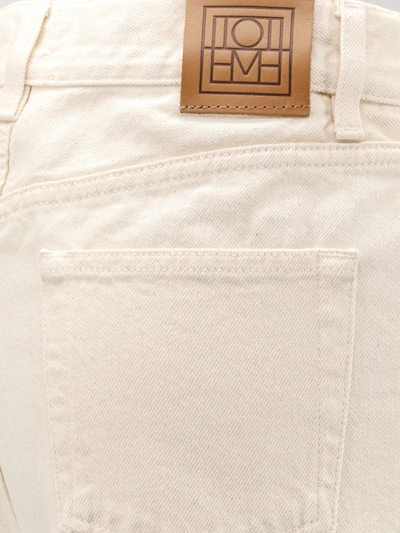 Shop Totême Jeans In White