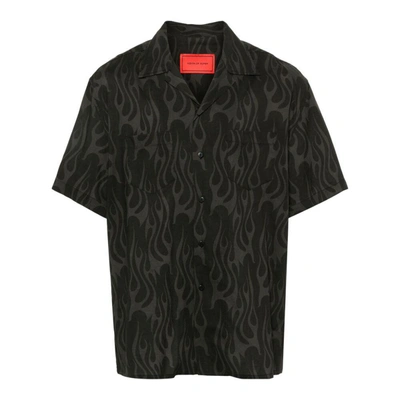 Shop Vision Of Super Shirts In Black/grey