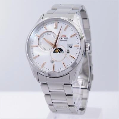 Pre-owned Orient Automatic Watch Sun&moon Mechanical Japan Automatic Rn-ak0301s