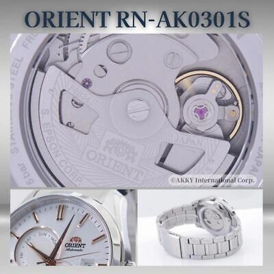 Pre-owned Orient Automatic Watch Sun&moon Mechanical Made In Japan Automatic Rn-ak0301s