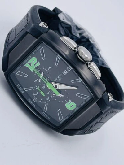 Pre-owned Locman Tremila Chrono 550kkgkpl/575 Titanium/rubber Discounted