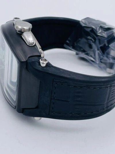 Pre-owned Locman Tremila Chrono 550kkgkpl/575 Titanium/rubber Discounted