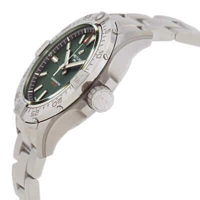 Pre-owned Breitling Avenger Automatic Green Dial Men's Watch A17328101l1a1