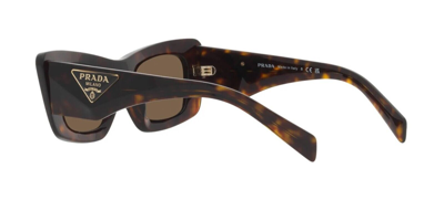 Pre-owned Prada Pr 13zs Havana/brown (2au-06b) Sunglasses