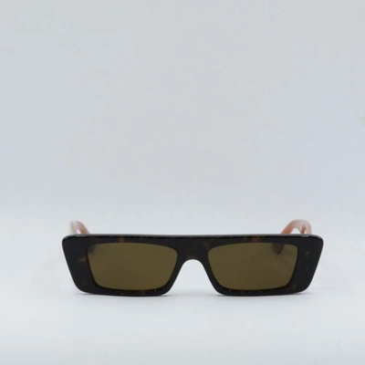 Pre-owned Gucci Gg1331s 003 Dark Havana/brown 54-16-145 Sunglasses