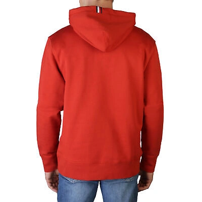 Pre-owned Tommy Hilfiger Sweatshirts  Mw0mw24345 Man Red 125462 Clothing Original Outlet