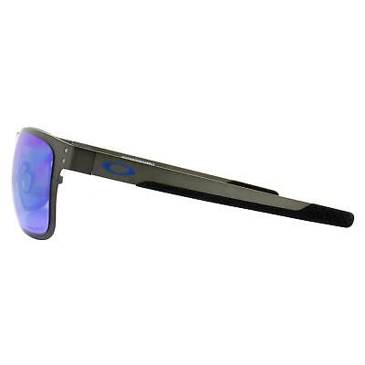 Pre-owned Oakley Sunglasses Holbrook Metal Oo4123-07 Gunmetal Prizm Sapphire Polarized In Multicolor