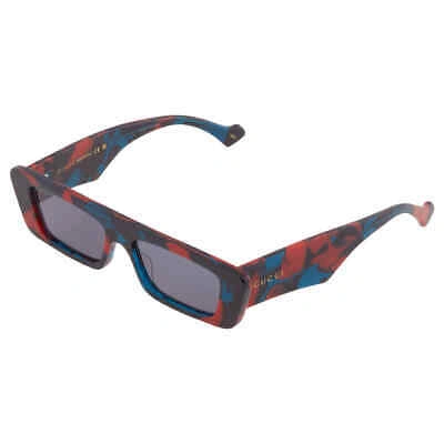 Pre-owned Gucci Blue Rectangular Men's Sunglasses Gg1331s 007 54 Gg1331s 007 54