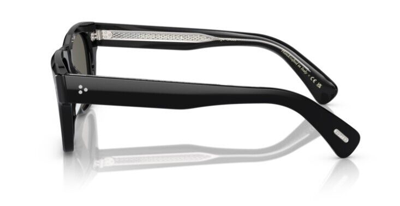 Pre-owned Oliver Peoples Oliver People 0ov5524su 1492r5 Black Carbon Grey Soft Square Men's Sunglasses In Gray