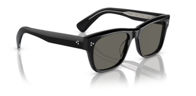Pre-owned Oliver Peoples Oliver People 0ov5524su 1492r5 Black Carbon Grey Soft Square Men's Sunglasses In Gray