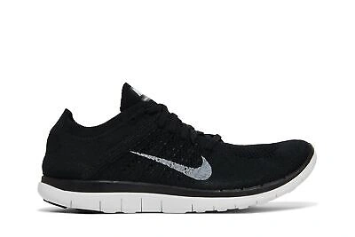 Pre-owned Nike Free 4.0 Flyknit 'black' 631053-001 In Black/white-dark Grey