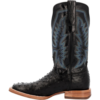 Pre-owned Durango Boots Durango® Prca Collection Full-quill Ostrich Western Boots Ddb0469 - All Sizes In Midnight