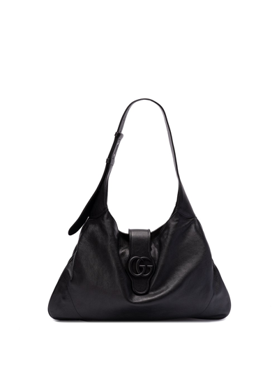 Shop Gucci `aphrodite` Hobo Bag In Black  