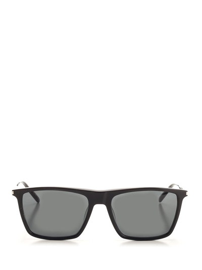 Shop Saint Laurent Sl 668 Square Frame Sunglasses In Black