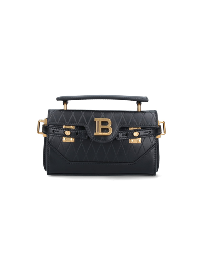 Shop Balmain 'b-buzz 19' Bag In Black  
