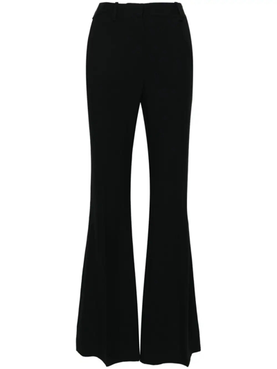 Shop Nina Ricci Tailore Flare Trousers In Black  