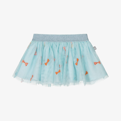 Shop Stella Mccartney Kids Girls Blue Tulle Skirt